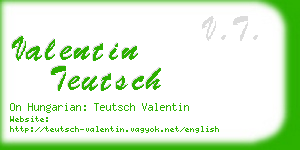 valentin teutsch business card